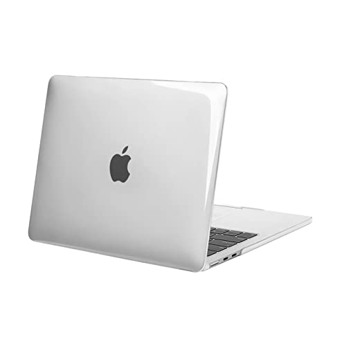 MOSISO Funda Compatible con MacBook Air 13,6 Pulgadas 2024 2023 2022 A2681 M2 Chip con Pantalla Liquid Retina & Touch ID, Plástico Carcasa Protectora Rígido, Cristal Claro