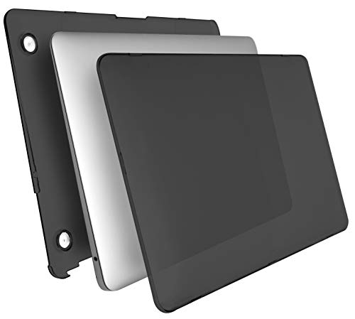 MyGadget Funda [Mate] para Apple MacBook Air Retina 13 Pulgadas - (2018-2022) - Case Plástico Duro - Carcasa Hardshell/Cubierta Rígida - Cover Negro