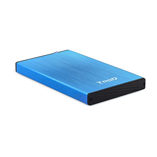 TooQ TQE-2527BL - Carcasa para discos duros HDD de 2.5