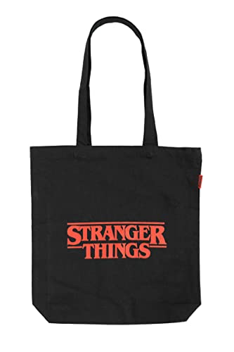 Bolso tela Stranger Things logo - Tote bag - Bolsa compra plegable / Bolsa tela - Tote bag tela - Stranger Things merchandising - Producto con licencia oficial