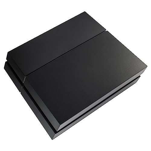 eXtremeRate Funda Externa Carcasa Exterior para ps4 Consola Cubierta reemplazable Tapa Intercambiable para ps4 Consola Original(Negro)