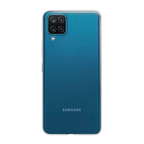 Max Power Digital Funda para mÃ³vil Samsung Galaxy A12 Carcasa de Silicona Transparente Antigolpes Flexible Protectora Lisa Ultra Delgada (Samsung Galaxy A12, Transparente)