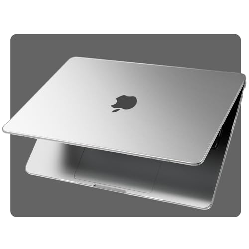 EooCoo Funda Ultrafina Compatible con MacBook Air 13.6 Pulgadas M2 A2681 (publicado por Primera Vez en 2022), [Color Oficial a Juego] Carcasa Dura Resistente a los arañazos, Transparente Mate