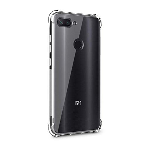 PaceBid Funda Xiaomi Mi 8 Lite, Carcasa Silicona Suave Protector TPU [Ultra-Delgado][Anti-AraÃ±azos] Xiaomi Mi 8 Lite -Transparente