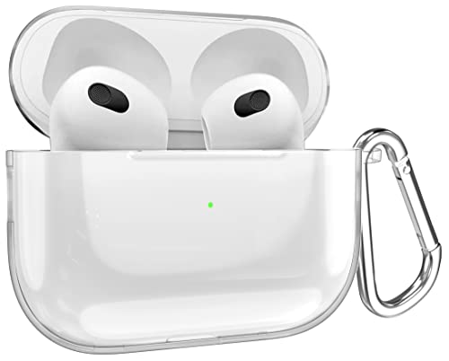 MyGadget Estuche Compatible con Apple Airpods 3 Generaci贸n - Funda Protectora para Auricolares - Case Anti ara帽azos - Carcasa Robusta - Transparente