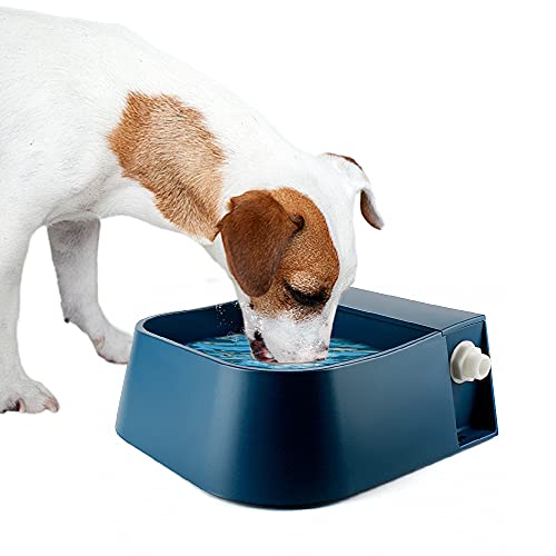 PETLESO Cuenco de agua para perros con válvula de flotador automático para perros, gatos, conejos, pollos