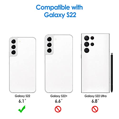 JETech Funda Encajar Slim Compatible con Samsung Galaxy S22 5G 6,1 Pulgadas, Carcasa Delgada TelÃ©fono con Choque-AbsorciÃ³n y DiseÃ±ado con Fibra de Carbono (Negro)
