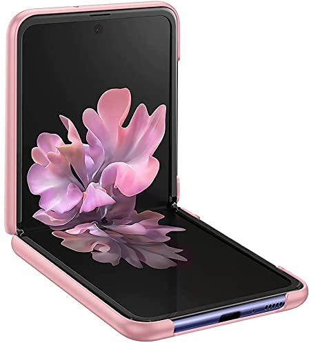 YIIWAY Funda Samsung Galaxy Z Flip, Oro Rosa Ultra Slim Protectora Funda Case Duro Cover para Samsung Galaxy Z Flip 5G YW41269