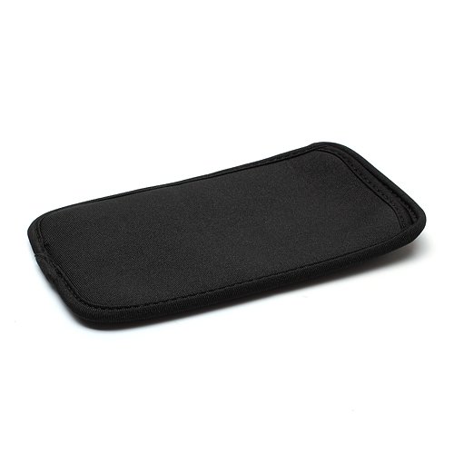 DFV mobile - Neoprene Waterproof Slim Carry Bag Soft Pouch Case Cover for PARLA Sonic 3.5 - Black