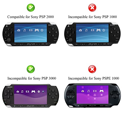 OSTENT Claro Cristal Viajar Llevar DifÃ­cil Caso Cubrir CÃ¡scara Protector Compatible para Sony PSP 2000 3000